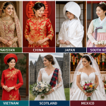How wedding dresses around the world look