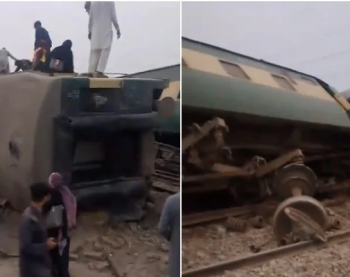 At least 5 dead, 30 injured as Rehman Baba Express derails near Multan