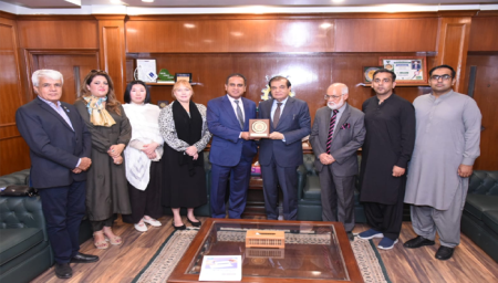Trade delegation meets Mian Zahid Hussain at FPCCI