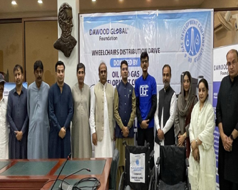 Dawood Global Foundation & OGDCL donate 350 wheelchairs to PPHI hospitals in Sindh