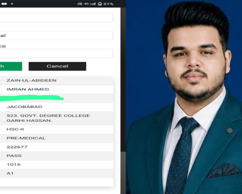 Zain-ul-Abideen tops Larkana Board FSc Pre-Medical Exams