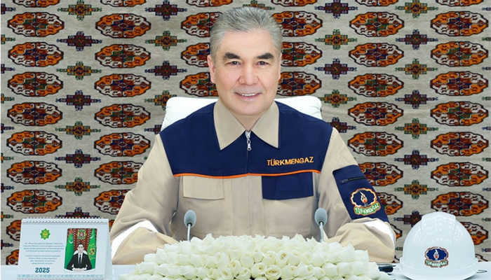 Hero-Arkadag blesses the next stage of the Serhetabat–Herat Gas Pipeline, called “Arkadagyň ak ýoly”