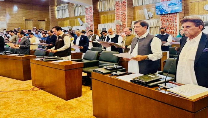 PML-N Dominates AJK Assembly as 46 Lawmakers Take Oath