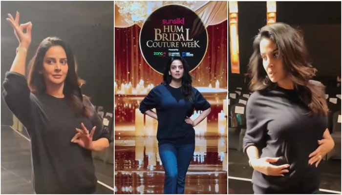 Saba Qamar turns heads during bridal week rehearsal