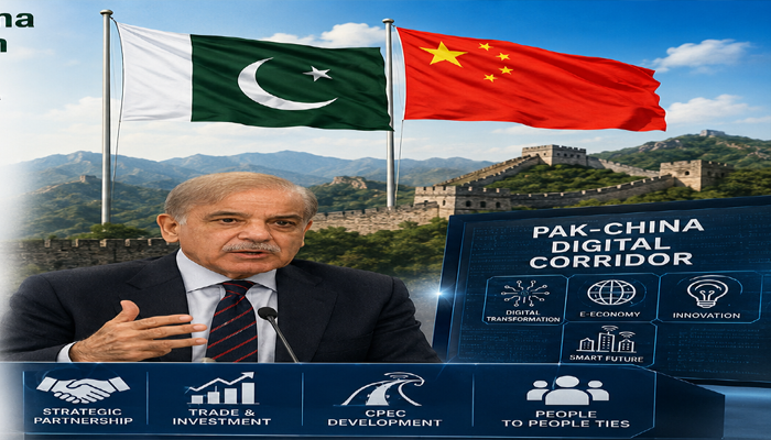 PM Shehbaz Sharif China visit 2026 strengthens Pakistan China relations and digital corridor