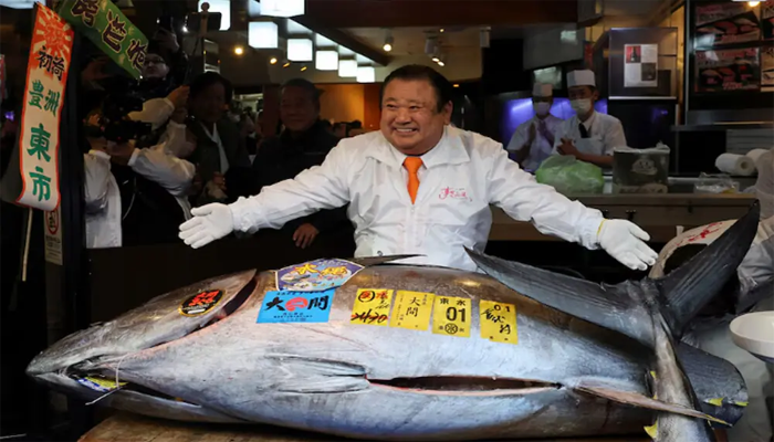 Japanese sushi chain pays $3.2m for Tuna at new year auction