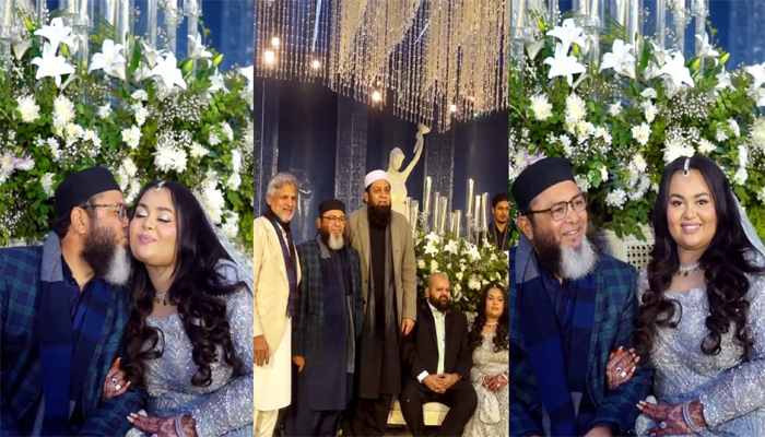 Former cricketer Mushtaq Ahmed’s daughter Nawal gets married