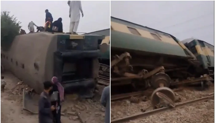 At least 5 dead, 30 injured as Rehman Baba Express derails near Multan