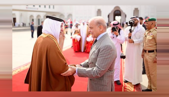 Shehbaz Sharif meets Bahrain's Prince, pledges stronger bilateral ties