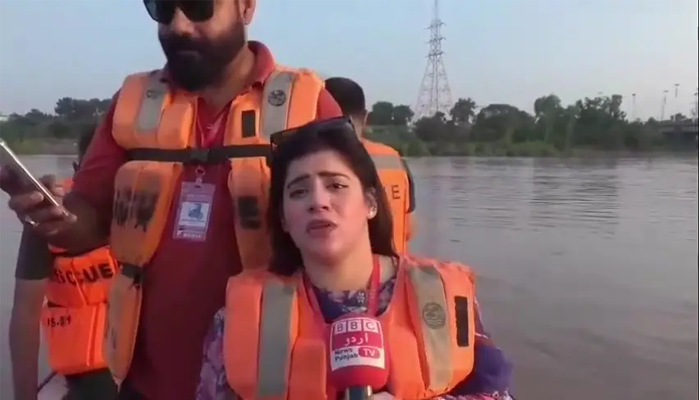 Pakistani reporter Mehrunnisa goes viral after light-hearted flood report