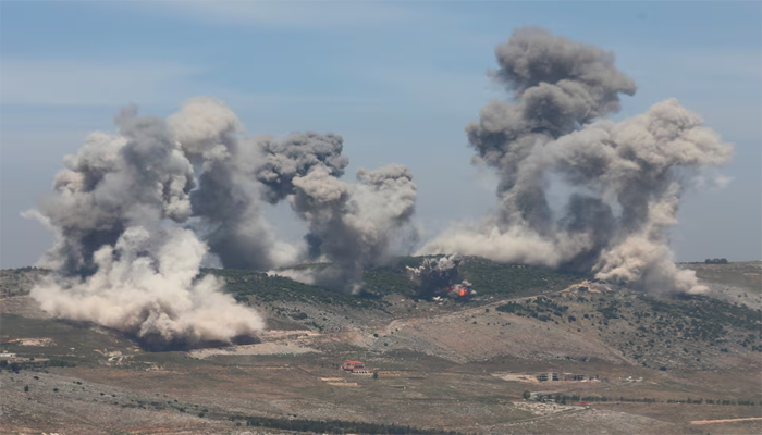 Israel launches heavy airstrikes in South Lebanon