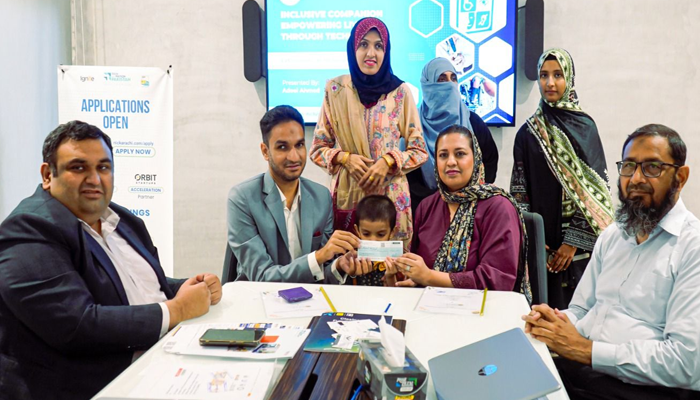 Inclusive Destiny Secures Angel Investment and Signs MoU with Khudi Foundation at NIC Karachi