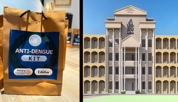 Rotary Club Karachi Happy Palace to distribute dengue kits
