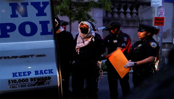 Dozens arrested in pro-Palestinian protest at Columbia University