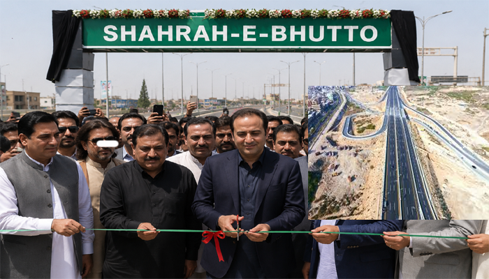 Shahrah-e-Bhutto inaugurated in Karachi, major infrastructure boost announced