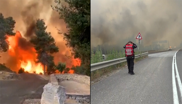 Blazes near Jerusalem lead to mass evacuations, road closures