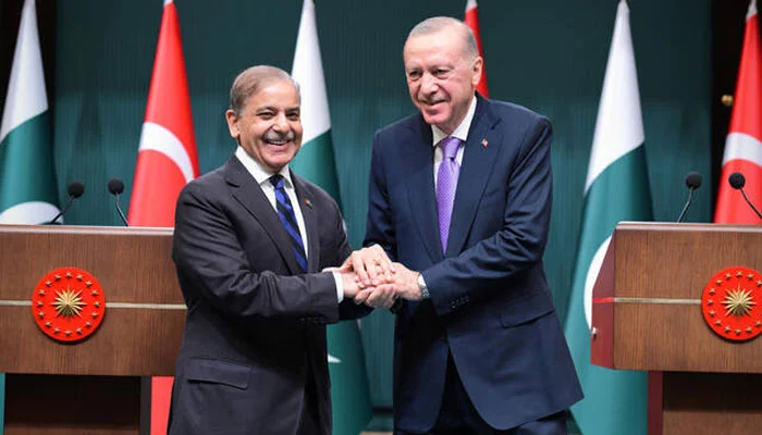 Four-nation tour: PM Shehbaz meets president Erdogan in Istanbul