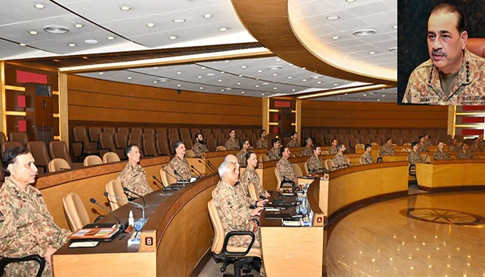 Corps Commanders draw red line against terror–crime–politics nexus