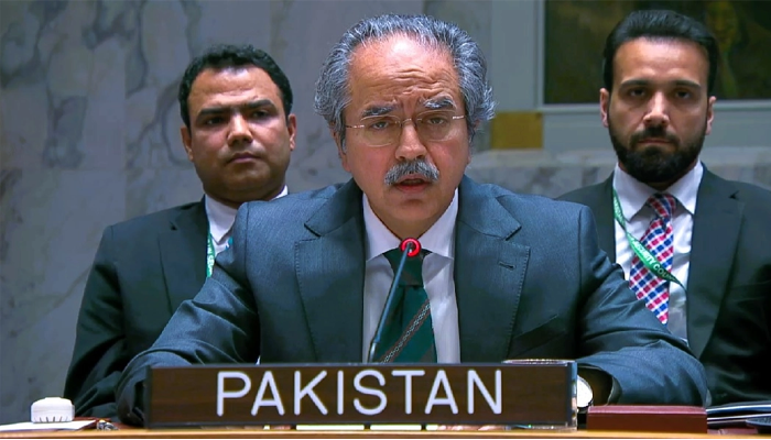 Pakistan urges ceasefire and Israeli withdrawal in Gaza during UNSC briefing
