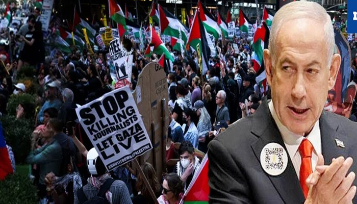 Protests erupt in New York City over Netanyahu’s visit