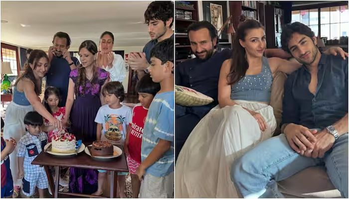 Saif Ali Khan, Kareena Kapoor celebrate Saba Pataudi's birthday
