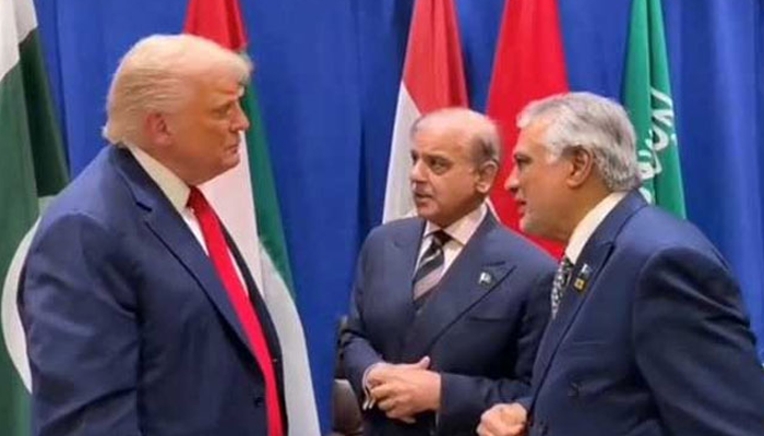 Trump meets PM Shehbaz, other Muslim leaders on UNGA sidelines