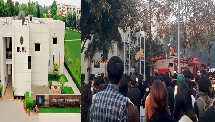 Gas leak explosion at NUML Islamabad injures four - watch video