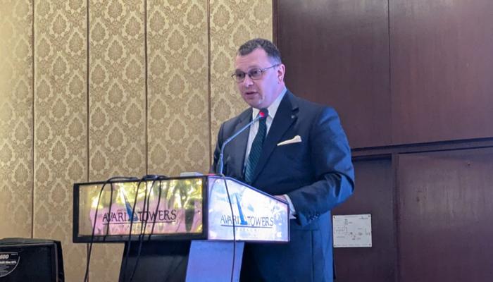 Russian CG Andrey speaks at KCFR on WWII, global aftermath