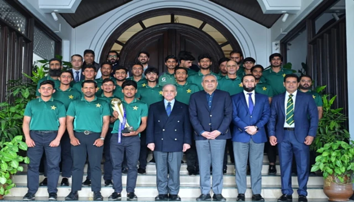 PM Shehbaz declares Rs10m cash prize for Pakistan U-19 players