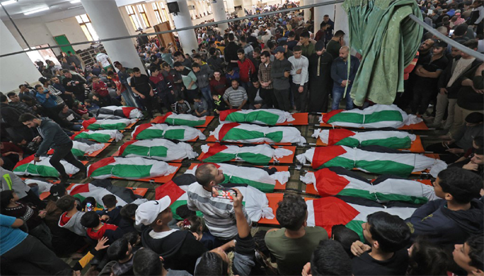 23 killed in morning Israeli strikes on south Gaza&quot;
