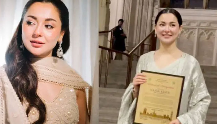 Hania Aamir receives honor from British Parliament