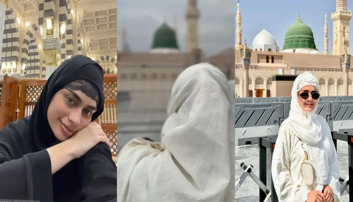 Pakistani celebrities celebrate Eid Milad-un-Nabi 2025 in Madinah