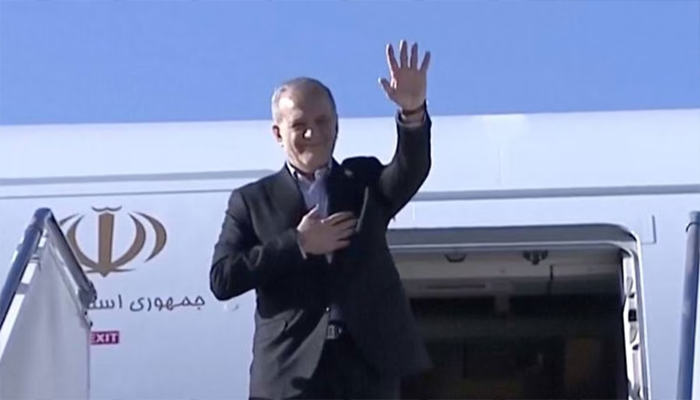 Pezeshkian arrives in New York for UN address