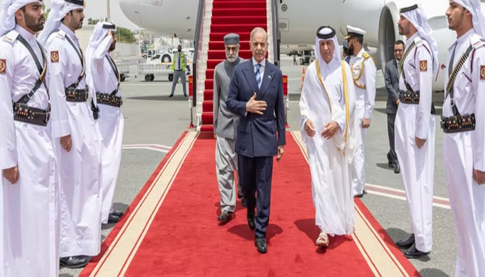 Shehbaz Sharif arrives in Qatar after Saudi visit