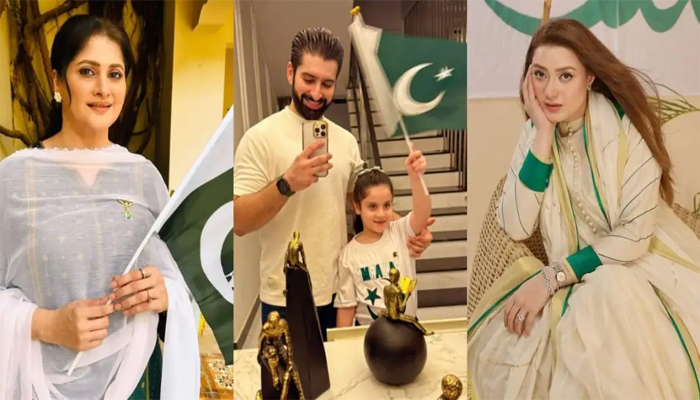 Celebrities wave the flag high on Pakistan’s 78th Independence Anniversary