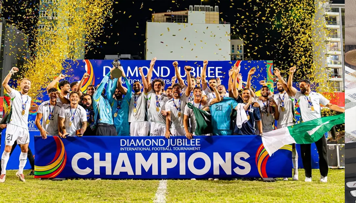Pakistan wins Diamond Jubilee Football Tournament 2026 after 2-0 victory over Afghanistan